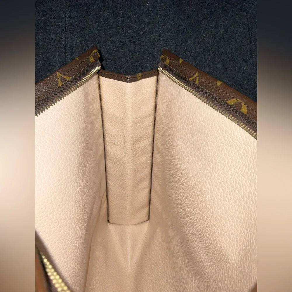 ✅AUTHENTIC LV BAG 2WAYS GREAT USED POUCH 26 LOUIS VUITTON - Picture 11 of 15